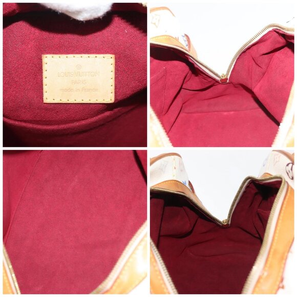 LOUIS VUITTON Monogram Multicolor Claudia Hand Bag White M40193 LV Auth 145078 - Picture 15 of 16